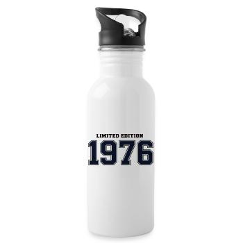 Édition limitée 1976 College Vintage Birthday - Gourde avec paille intégrée - blanc - Droite