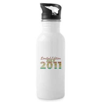 15e anniversaire Édition Limitée (SCR) 07/2011 - Gourde avec paille intégrée - blanc - Droite