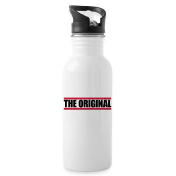 The Original Rote - Water bottle with straw - white - Right