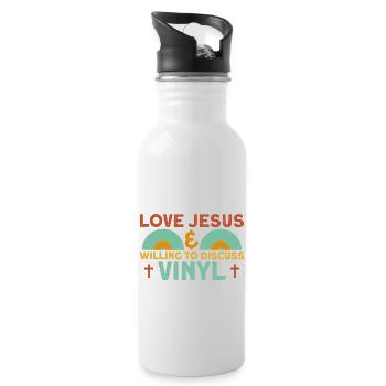 Record Record Collector LP Collector - Water bottle with straw - white - Right