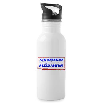 Server Whisperer - Water bottle with straw - white - Right