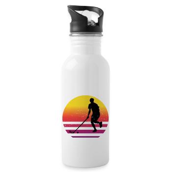 Women's floorball floorball floorball - Water bottle with straw - white - Right