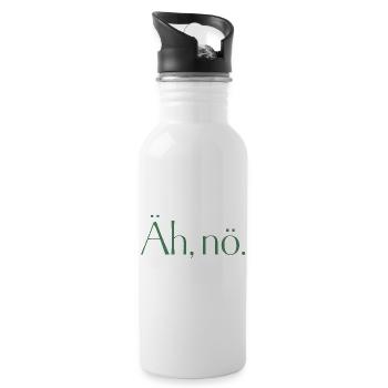 Uh, nope. Uh nope. Simply no. Nothing. No. - Water bottle with straw - white - Right