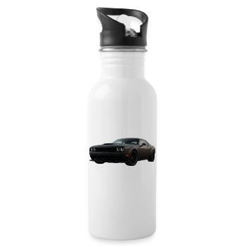 Challenger SRT - Water bottle with straw - white - Right