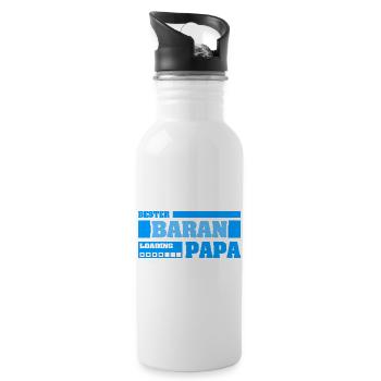 Baran as a given name - Water bottle with straw - white - Right