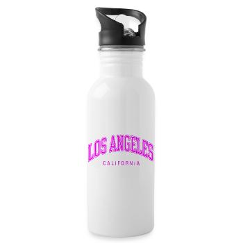 Lettrage Neon Arch Los Angeles - Gourde avec paille intégrée - blanc - Droite