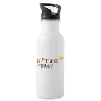 heat-free - Water bottle with straw - white - Right