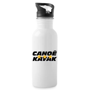 Canoë Kayak - Gourde avec paille intégrée - blanc - Droite