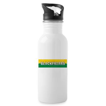Blackfriars Station - Water bottle with straw - white - Right