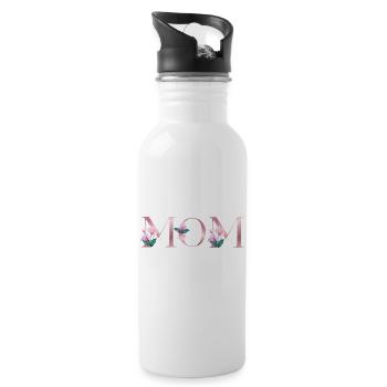 Mom - Trinkflasche mit integriertem Trinkhalm - Weiß - Rechts