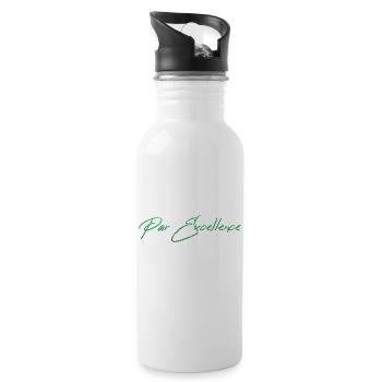 par excellence French France special unique LZN - Water bottle with straw - white - Right