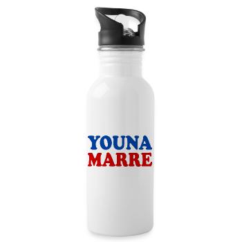 Youna marre You na marre - Gourde avec paille intégrée - blanc - Droite