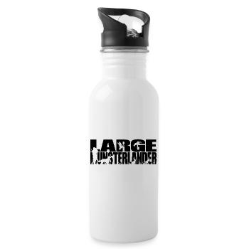 LARGE MUNSTERLANDER Hunting Dogs Hunting Dog Wilsigns - Water bottle with straw - white - Right