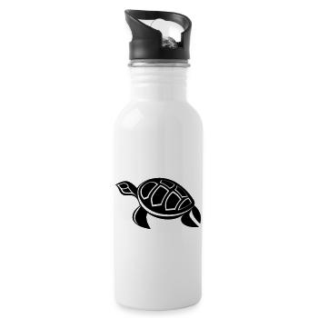 Tortoise - Water bottle with straw - white - Right