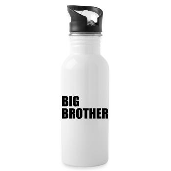 Big brother - Gourde avec paille intégrée - blanc - Droite