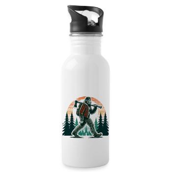 Bûcheron Forester Bigfoot - Gourde avec paille intégrée - blanc - Droite