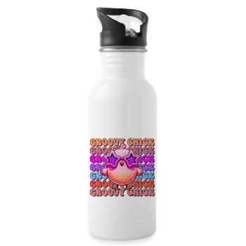 Easter Easter Bunny Easter Eve Easter Sunday Easter Egg Spring - Water bottle with straw - white - Right
