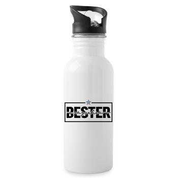 Allerlei Spruche fur die Erzieher Best - Trinkflasche mit integriertem Trinkhalm - Weiß - Rechts