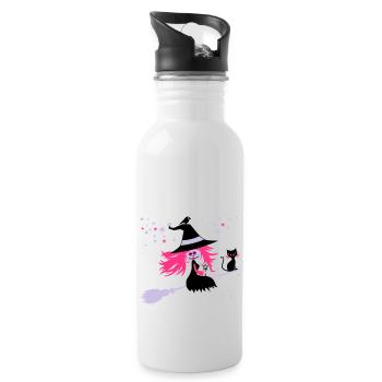 witch - Water bottle with straw - white - Right