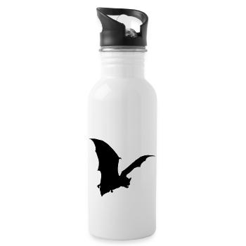 bat - Trinkflasche mit integriertem Trinkhalm - Weiß - Rechts