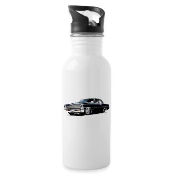 Chevy II Nova Super Sport - Trinkflasche mit integriertem Trinkhalm - Weiß - Rechts