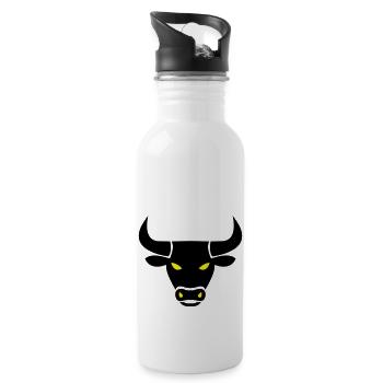 stier_002 - Water bottle with straw - white - Right