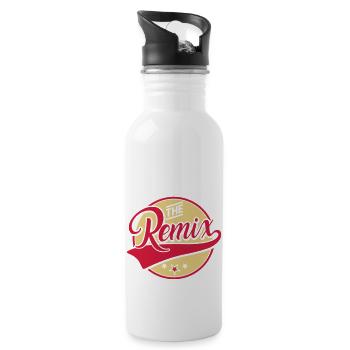 The Remix - Der Remix - The Original - Familie - Trinkflasche mit integriertem Trinkhalm - Weiß - Rechts