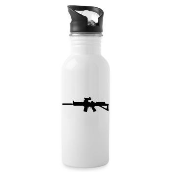 Swiss army, Sig SG 552 automatic assault rifle - Water bottle with straw - white - Right
