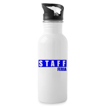 Staff Feria - Gourde avec paille intégrée - blanc - Droite