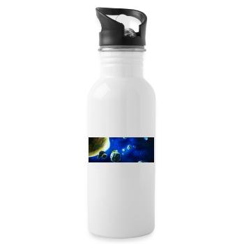 Mondam Ant Ameisonaut Adventurous Starry Night - Water bottle with straw - white - Right