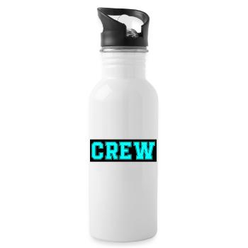 Crew - Water bottle with straw - white - Right