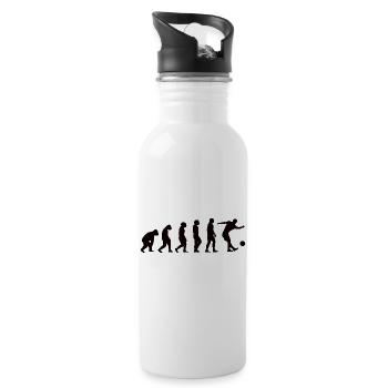 Football Football player Football coach Footballer - Water bottle with straw - white - Right