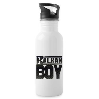 Balkan Kroatien Bosnien Serbien juge exyu boy boys - Trinkflasche mit integriertem Trinkhalm - Weiß - Rechts