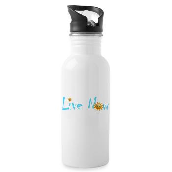 Live Sun - Water bottle with straw - white - Right