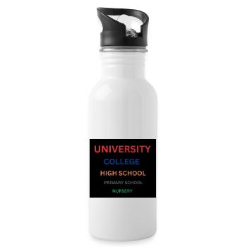 UNIVERSITY-NURSERY BRAND - Water bottle with straw - white - Right