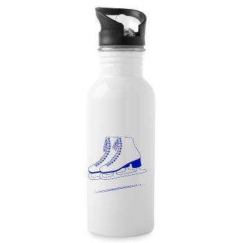 Have An Ice Day Skating Skater - Trinkflasche mit integriertem Trinkhalm - Weiß - Rechts