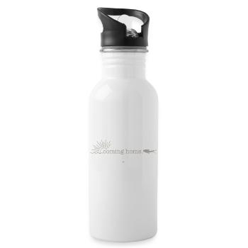 Spruch für Sporttaucher - Trinkflasche mit integriertem Trinkhalm - Weiß - Rechts