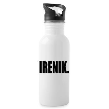 IRENIK PAIX - DÉMOCRATIE - Gourde avec paille intégrée - blanc - Droite