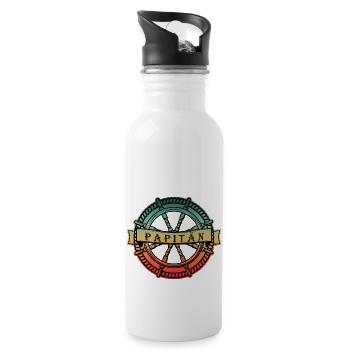 Nordstyle Papitän Ankerdesign N° 1 Ville - Gourde avec paille intégrée - blanc - Droite