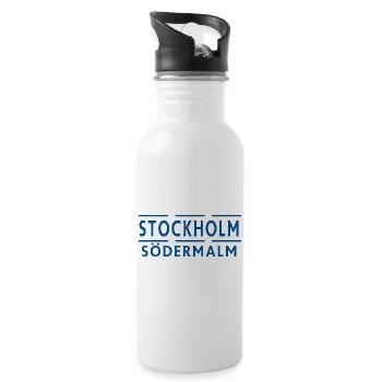 Stockholm Södermalm - Gourde avec paille intégrée - blanc - Droite