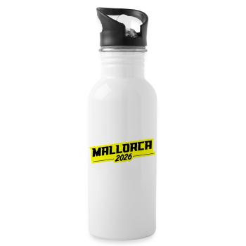 Mallorca 2026 - Water bottle with straw - white - Right