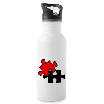 Wrong Part - Water bottle with straw - white - Right