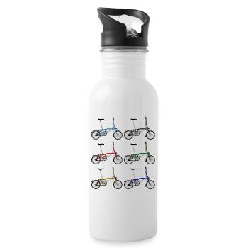 Brompton Bikes - Water bottle with straw - white - Right