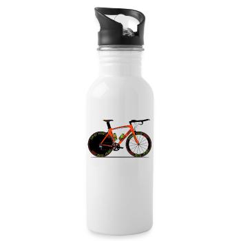 Testversion Trial Bike - Trinkflasche mit integriertem Trinkhalm - Weiß - Rechts