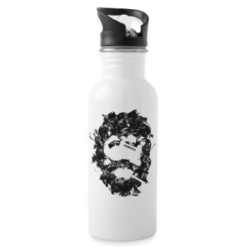 Bearded in Bangkok - Gourde avec paille intégrée - blanc - Droite