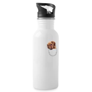 pocket DOG2 - Water bottle with straw - white - Right