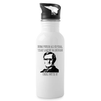 Music Meme Wagner "14 Hours" - Water bottle with straw - white - Right
