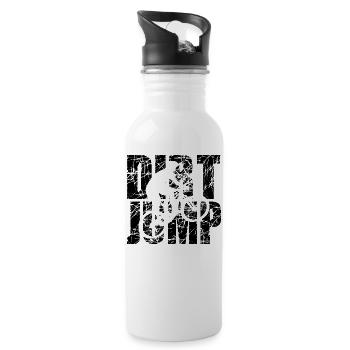 Dirt Jump - Water bottle with straw - white - Right