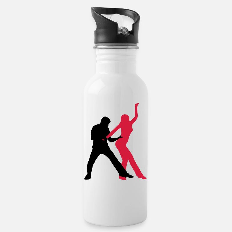 West Coast Swing - Gourde avec paille intégrée - blanc