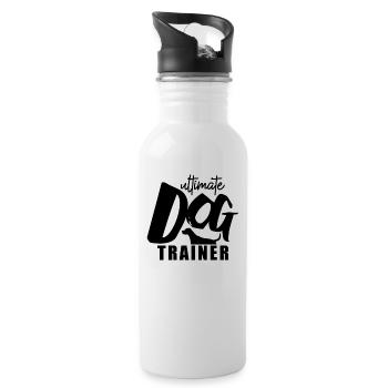 Hundetrainer - Trinkflasche mit integriertem Trinkhalm - Weiß - Rechts